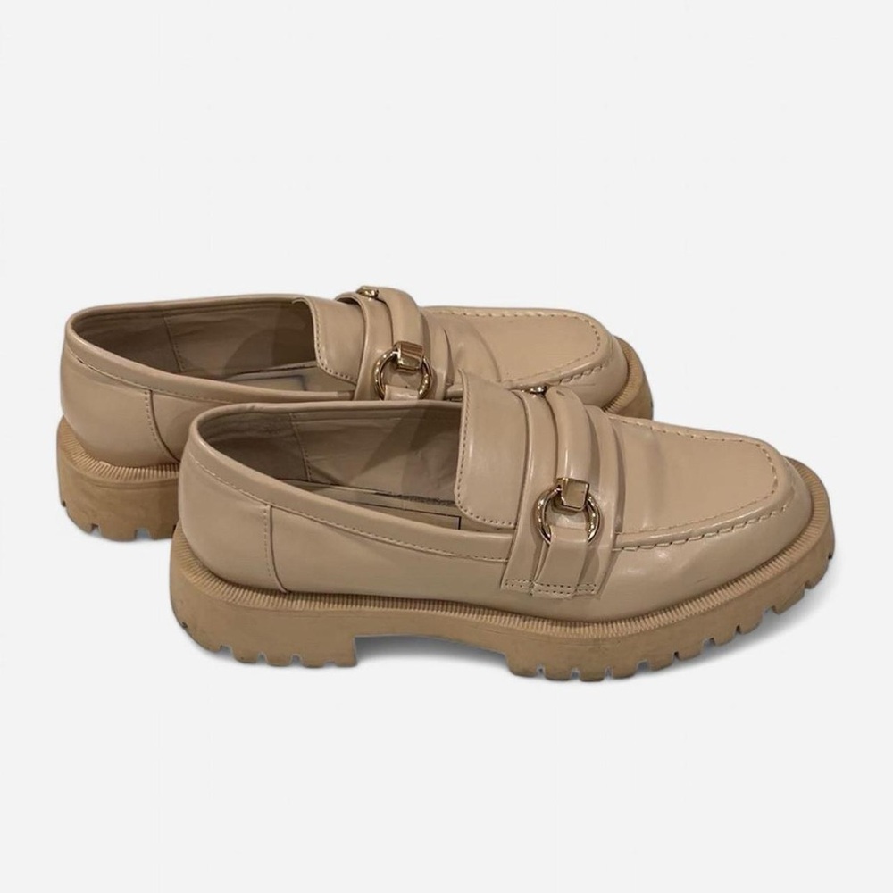 Zara Lugged Chunky Platform Loafers